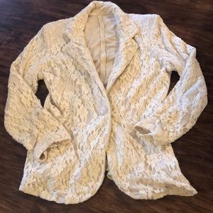 Lace blazer